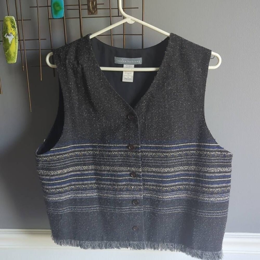 Jessica Holbrook sleeveless vest size 14